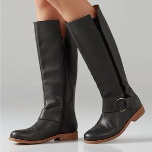 OluKai Holo Lio II Women's Tall Boots. Black, Size 9